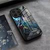 Чехол для телефона Zenless Zone Zero Miyabi для iPhone 17 Air 16 E Pro Max 15 14 13 Mini 12 Pro 11 Max Plus Черная стеклянная крышка