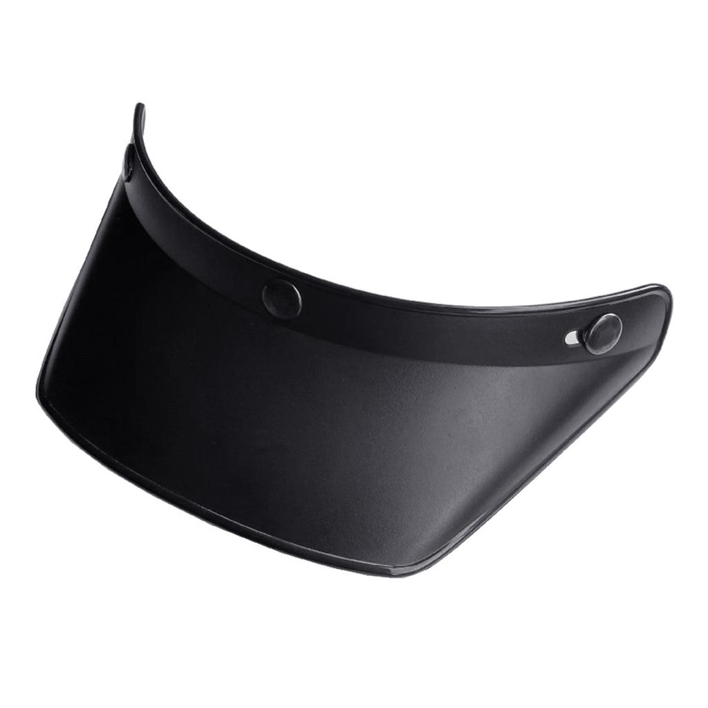 Open-Face Motorcycle Helmet Visor,3-Snap
