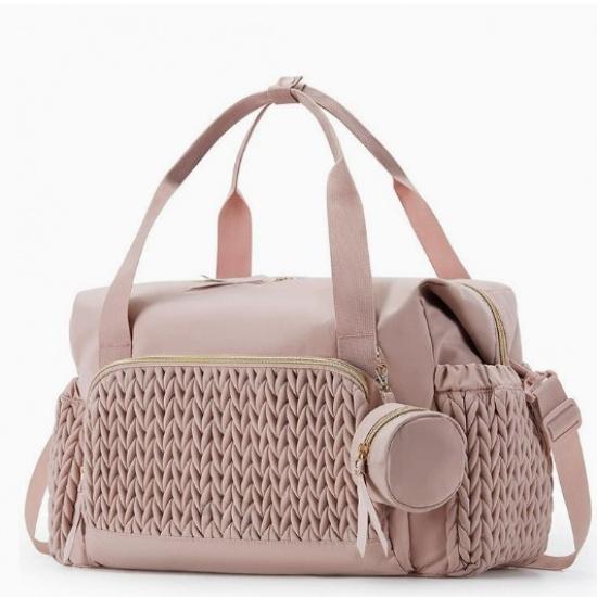 Multifunctional Diaper Bag Backpack, Large Capacity Fashion Mommy Bag With Stroller Straps