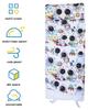 Toddler Nap Mat Soft Washable Roll-up Design Cartoon Print Kid Sleeping Mat with Removable Pillow Children Sleeping Bag