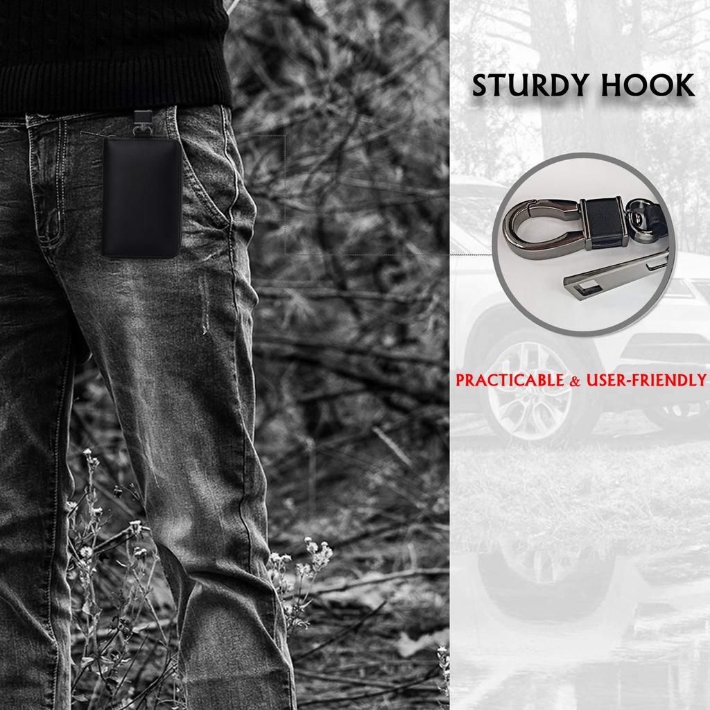 (Тодокси) Todoxi Faraday Key Fob Protector для автомобиля RFID Signal Block Anti Theft Pouch Anti-Hacking Case Blocker Faraday Bag