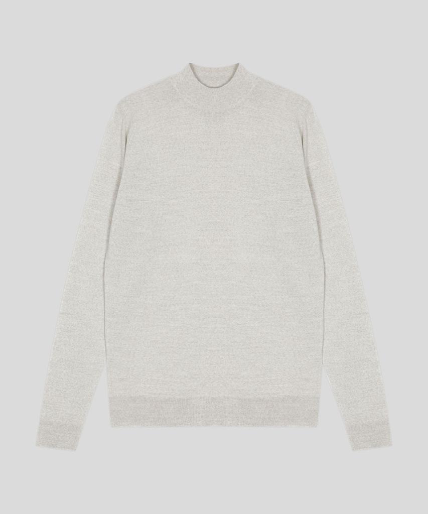Jonseumedeulli Harcourt Merino Wool Mock Neck Knit Classic 10 Colors (B Type)