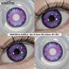 1 Pair Cosplay Color Contact Lenses Halloween Pink Colorful Contact Red Eye Contacts Green Lenses Purple Lenses Yearly