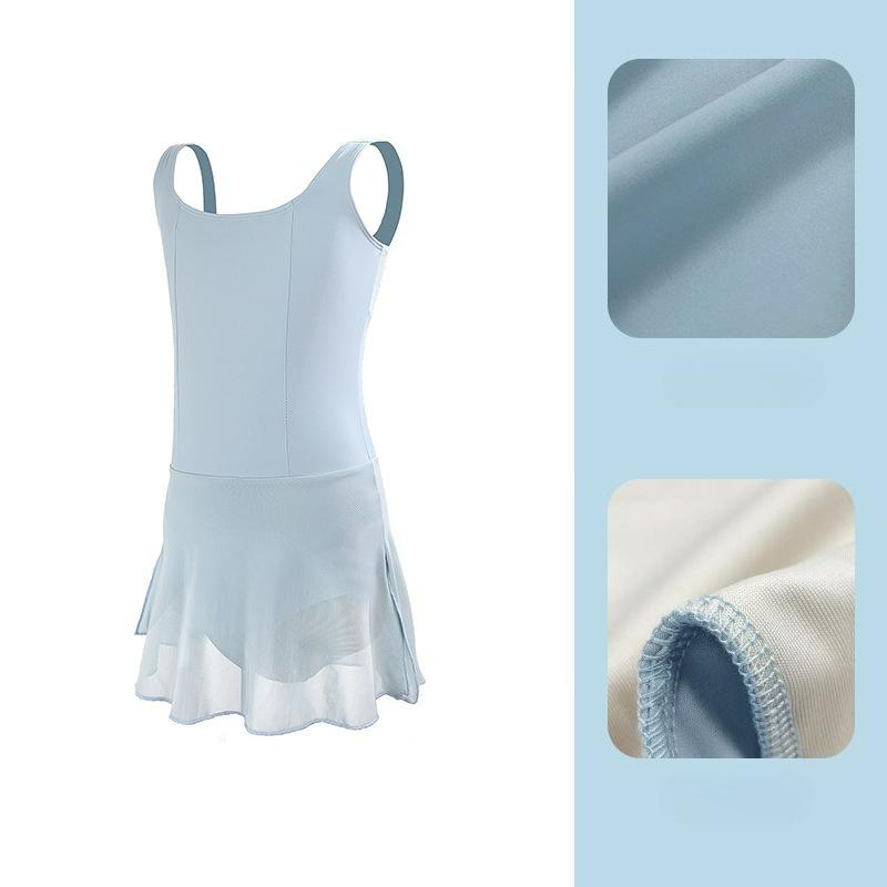 Детская одежда для танцев на лямках, балетные пачки для девочек, детская одежда для танцев, одежда для физической гимнастики, лето