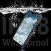 Водонепроницаемый чехол IP68 для iPhone 15 Pro, чехол из ПК + силикона с защитной пленкой для экрана
