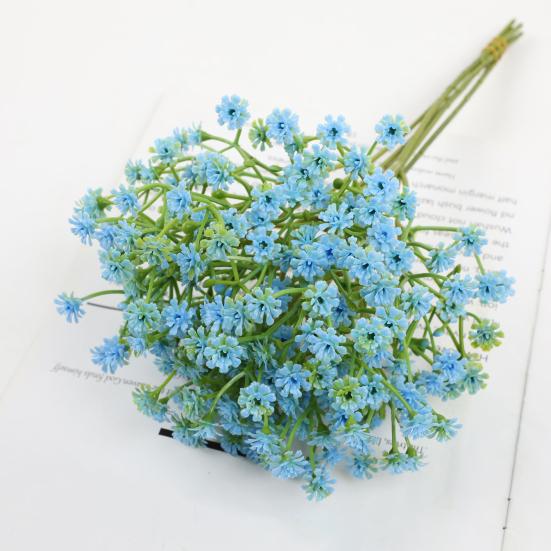 6 шт., искусственные гипсофила, реалистичные цветы, многоразовые, тонкая работа, невыцветающие искусственные растения, домашний декор