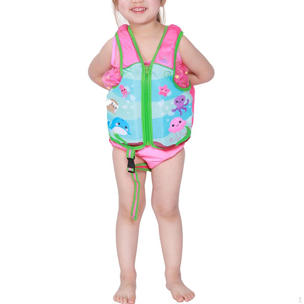 Детский плавательный жилет Полиэстер Плавучий Купальник для каякинга Водные виды спорта Рыбалка