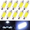 10pcs/Set 31mm 36mm 39mm 41mm Car COB Interior Car LED Bulbs Lamp Interior Dome Lights Plate