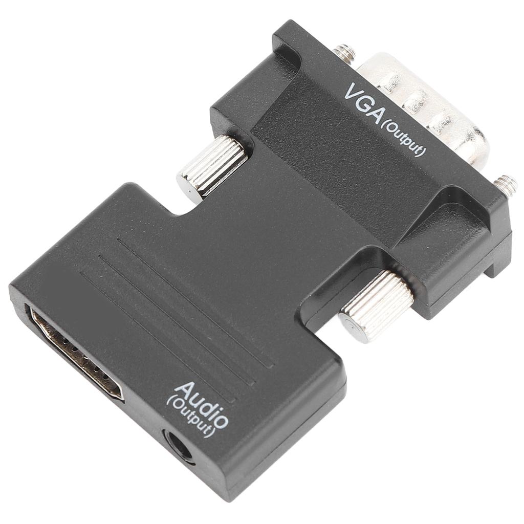 Мультимедийный интерфейс HD Female to VGA Male Converter с аудиокабелем 3,5 мм для ноутбуков, ПК, мониторов