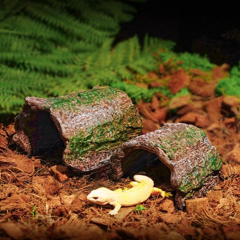 Escape Cave Reptile Hideout Simulation Reptile Cave Lizard Hideaway Shelter  Pet Breeding