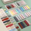 100 Sheets Macaron Color Sticky Notes Paster Sticker Index Flags Key Points Label Bookmark School Office Supplies Stationery