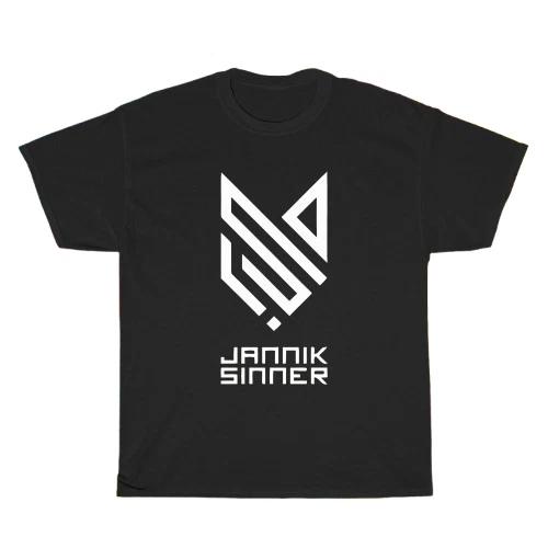 Новая футболка с логотипом Jannik Sinner Tennis Смешная Размеры от S до 5XL
