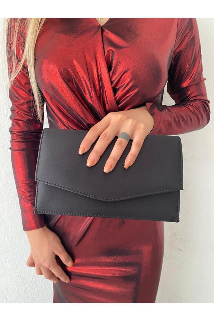 Women's Stylish and Useful Evening Dress Bag Satin Silver Evening Dress Bag Clutch Portfolio Strap Shoulder and Hand Bag 2023