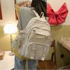 Simple High Capacity Middle School Student Backpack Breathable Waterproof Schoolbags for Girls Birthday Gifts Back To School Season