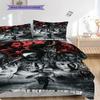 Survival Zombie Apocalypse Bedding 1 Duvet Cover 2 Pillowcase Without Core Soft And Comfortable Duvet Cover And Pillowcase
