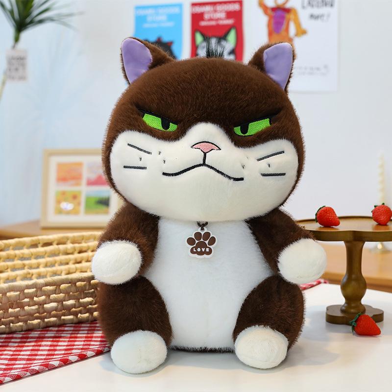 Новая плюшевая игрушка кот Люцифер с брендовой забавной куклой-котом, кукла для игрового автомата с когтями, обмен подарками