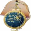 Chain Compass Not All Brass Pocket Compass with Engraved