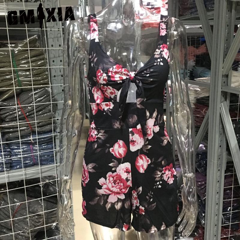GMXIA Женские модные повседневные однотонные брюки с принтом на лето и весну, брюки без рукавов на подтяжках, комбинезоны и комбинезоны