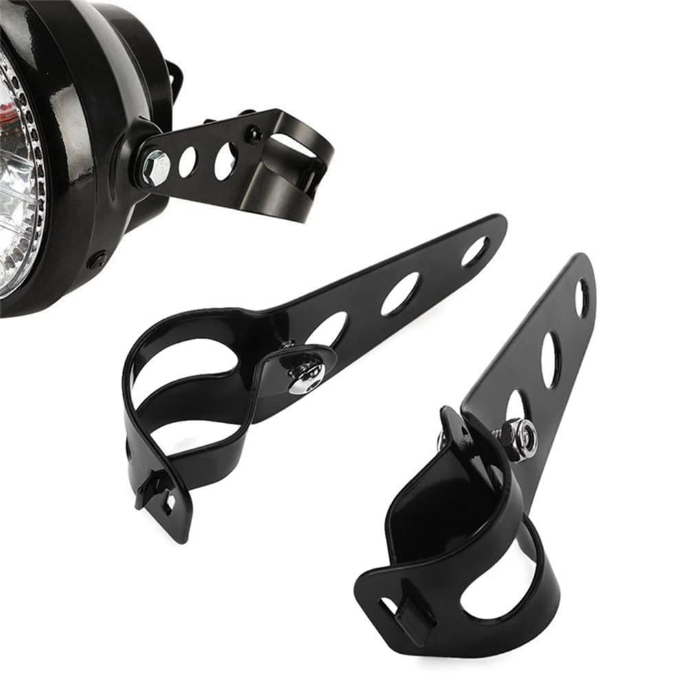 Универсальный кронштейн для крепления фары мотоцикла, вилка, держатель фары, зажим, регулируемый 27-36 мм 35-43 мм 38-48 мм