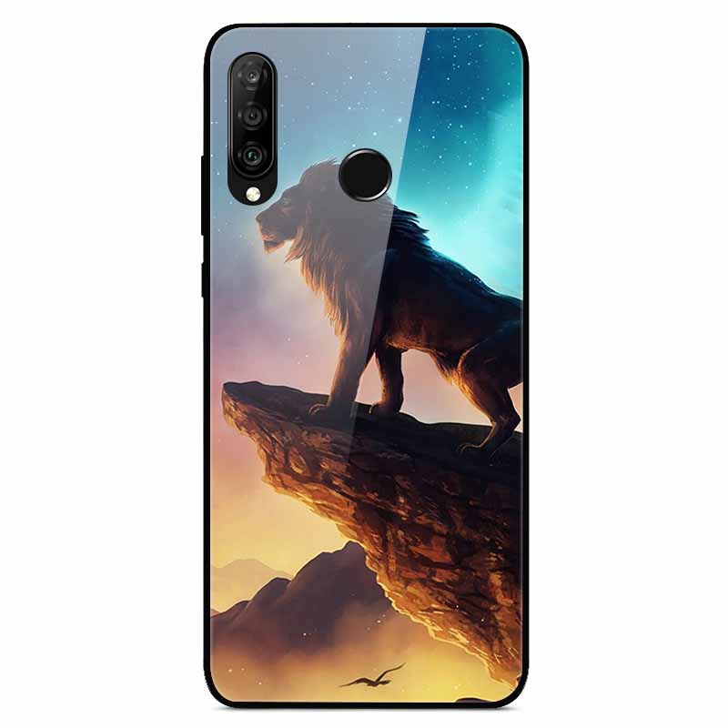 Для чехлов Huawei P30 Lite P30Pro P20pro P20Lite Роскошные закаленные стеклянные жесткие задние чехлы для Huawei P20 Pro P30Pro Fundas Capa P20