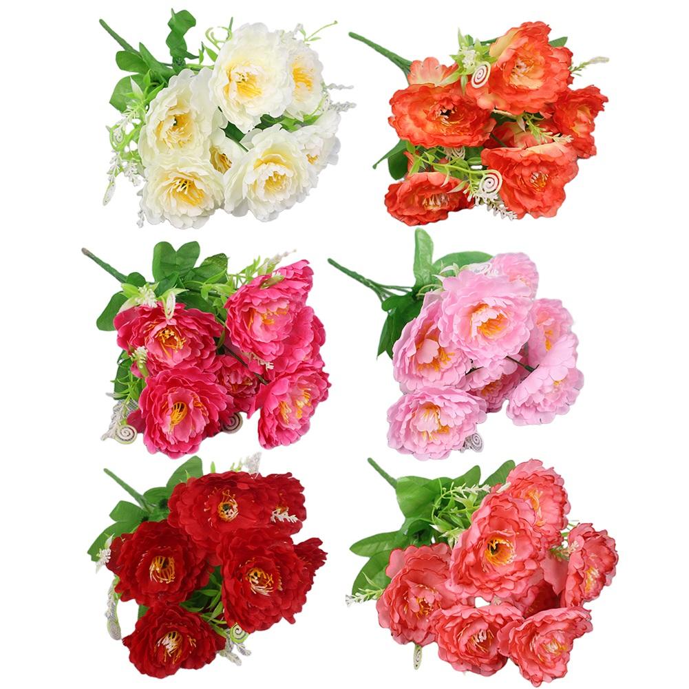 Home Decoration Silk Flowers Manual Measurement Data