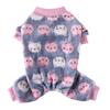 Pet Animals Printed Sleepwear Comfortable Lovely Pajamas For Small Medium Dogs Autumn & Winter Home Warm Coat