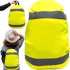 Housse De Pluie Pour Sac À Dos - RETOO - 20L - Imperméable - Jaune Fluo - Mixte