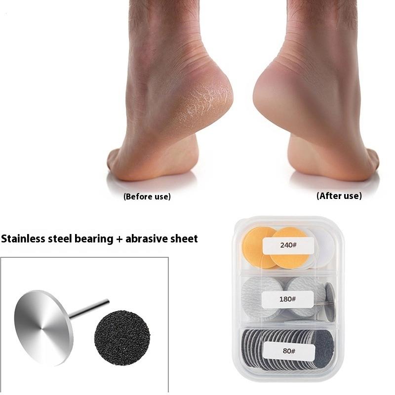 Диск для педикюра 25 мм со сменной наждачной бумагой для удаления мозолей Электрический универсальный инструмент для чистки стоп от огрубевшей кожи