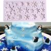 Cake Decorating Candy Christmas Baking Mould Fondant Snowflake Mold Chocolate