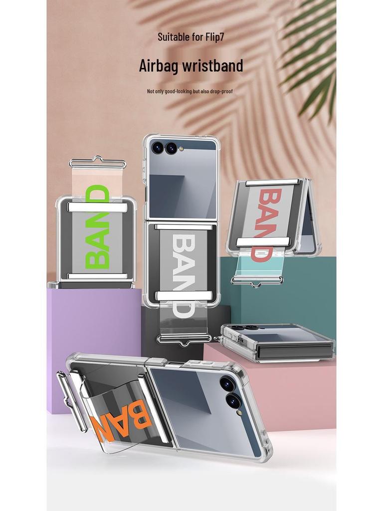 Samsung Galaxy Z Flip7 Protective Airbag Wrist Strap Case