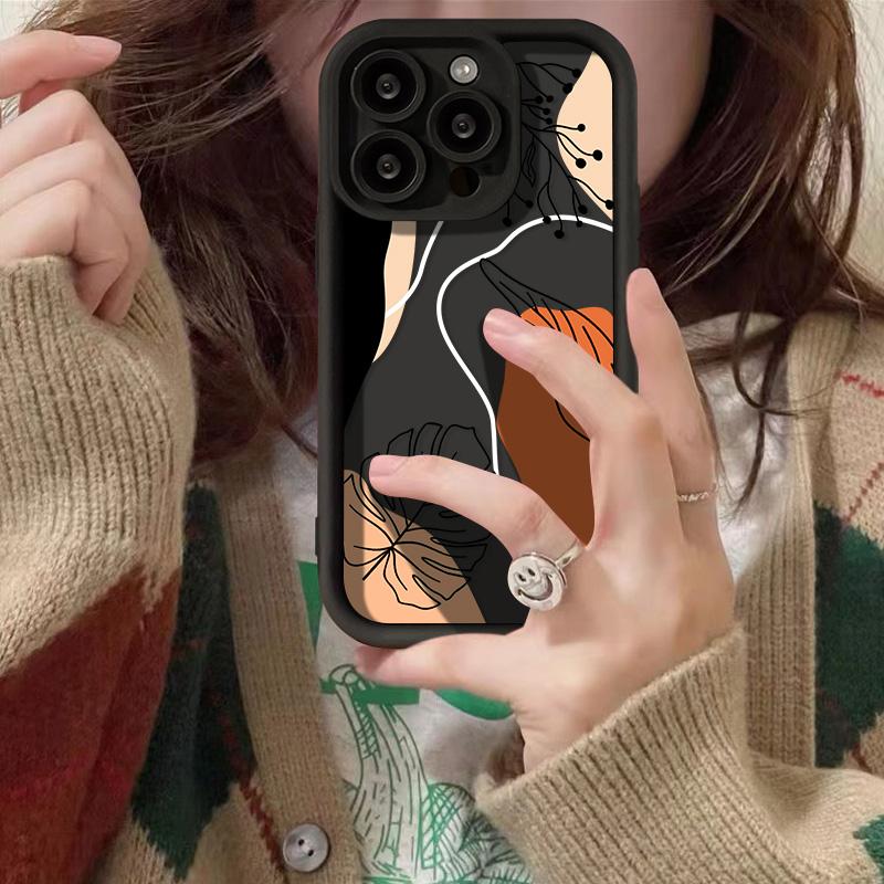 Чехол для телефона iPhone 11 13 12 14 15 16 Pro Max 7 8 Plus XR XS Max Samsung A55 S24 S23 A02S Redmi 9 13C 9A 10 A3 OPPO A15S A16 A17 A18 A38 A53 A54 A31