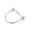 Stainless Steel 316 PTO Pin Round Arch Wire Shaft Locking Lock Pin Safety Coupler Pin Retainer Farm Trailers Wagons Lawn Garden