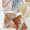 Small Flowers Triangle Scarf French Style Turban Bandana New Hair Bands  for Spring Summer