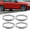 Центрические кольца ступицы 4 шт. алюминий для BMW ступицы центрические