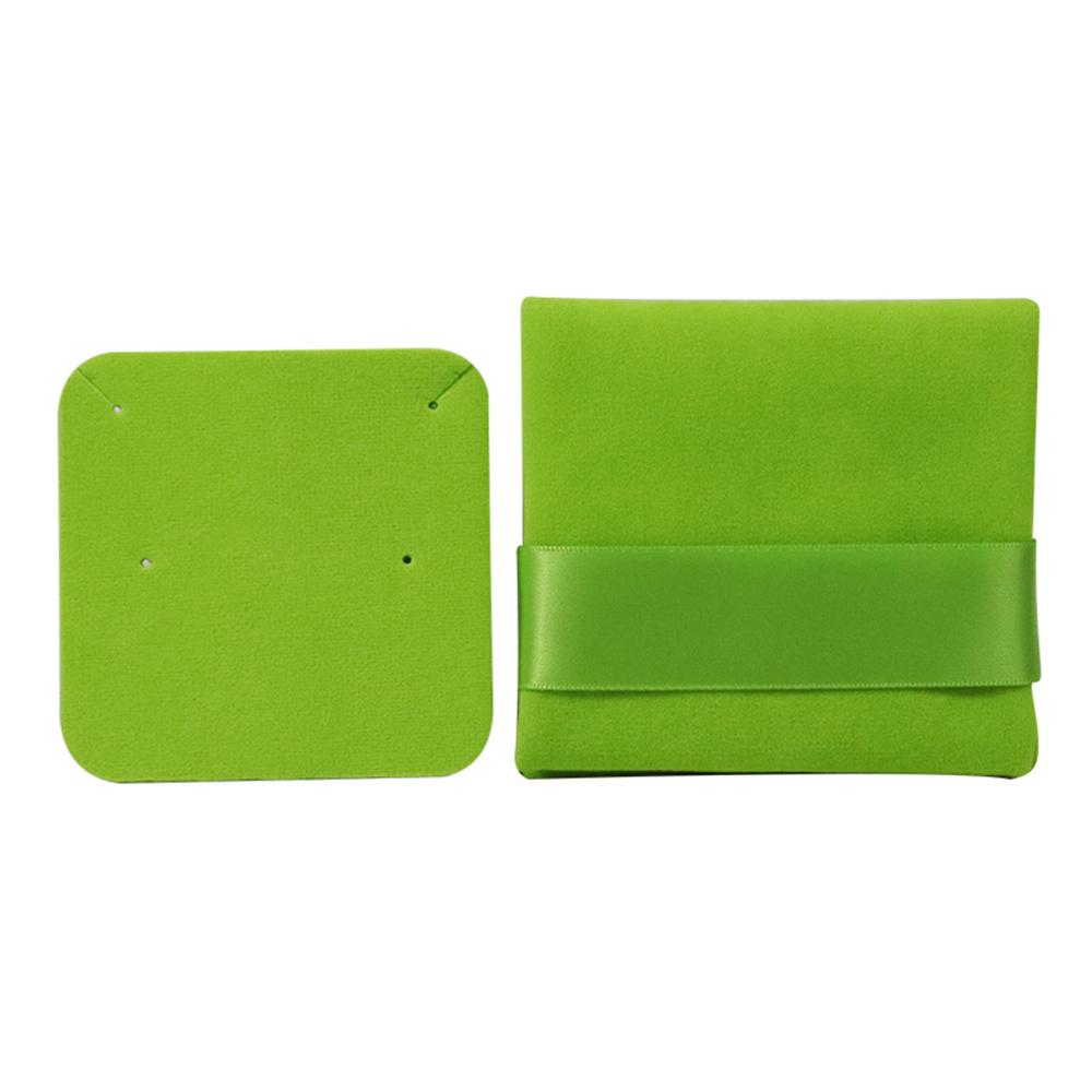 Double-sided Velvet Jewelry Bag Flip Earring Necklace Square Storage Socket Gift Packaging Bag Jewelry Packaging Display Pouches