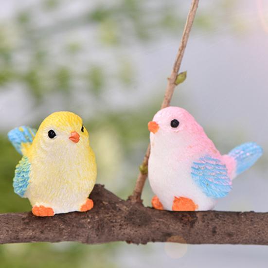 Cute Simulation Bird Toy Animal Mini Figurine Garden DIY Landscape Ornament