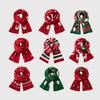 Autumn and Winter Christmas Scarf, Children and Adults Warm and Versatile, High-end European and American Style Red Knitted Scarf