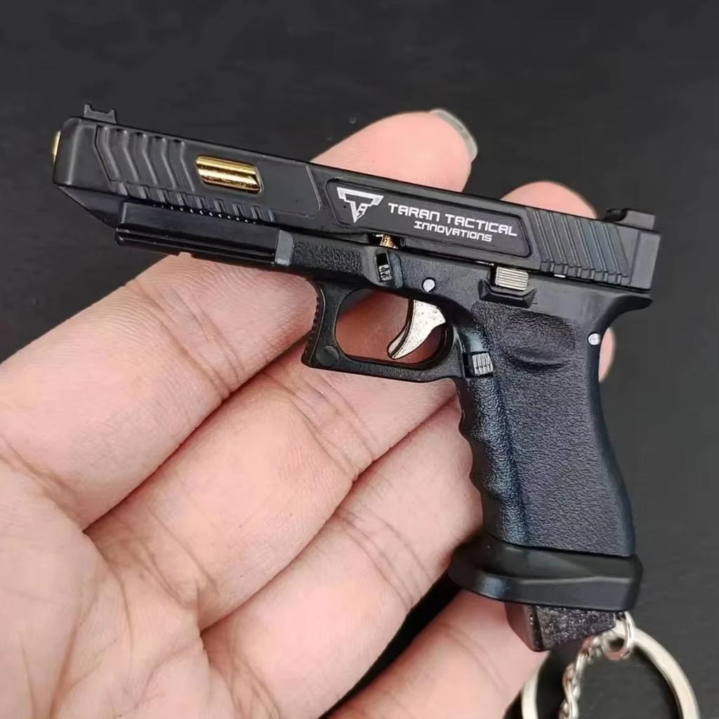 1:3 Для G34 Полусплавный Пистолет Модель Мини-Пистолет Игрушка Брелок Подвеска для Сумки Поделка для Детей и Взрослых
