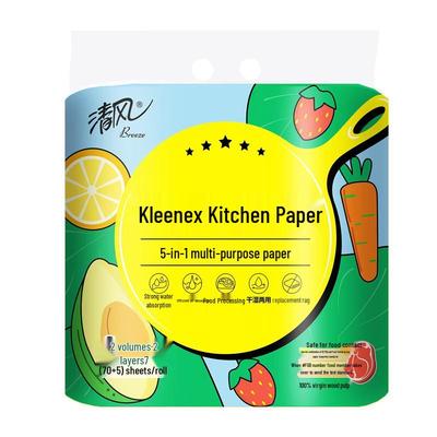 Кухонные бумажные полотенца Qingfeng пищевого класса