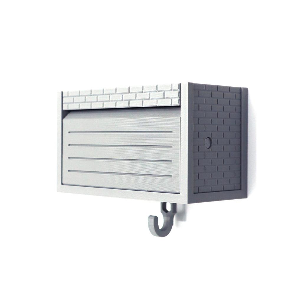 Держатель ключей для гаража с открывающейся дверью, держатель ключей для стены, забавный 3D-печатный органайзер для ключей, настенное крепление, простая установка вешалки для ключей для прихожей