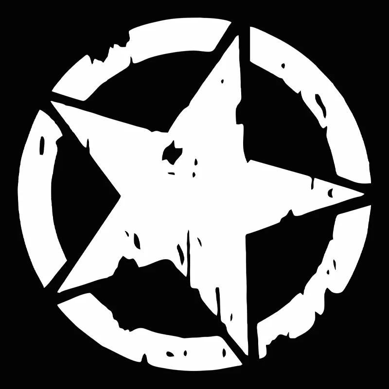 12X12CM Изысканные и милые наклейки на автомобиль 3 цвета Звезда Графические наклейки на мотоцикл Виниловые наклейки для автомобиля