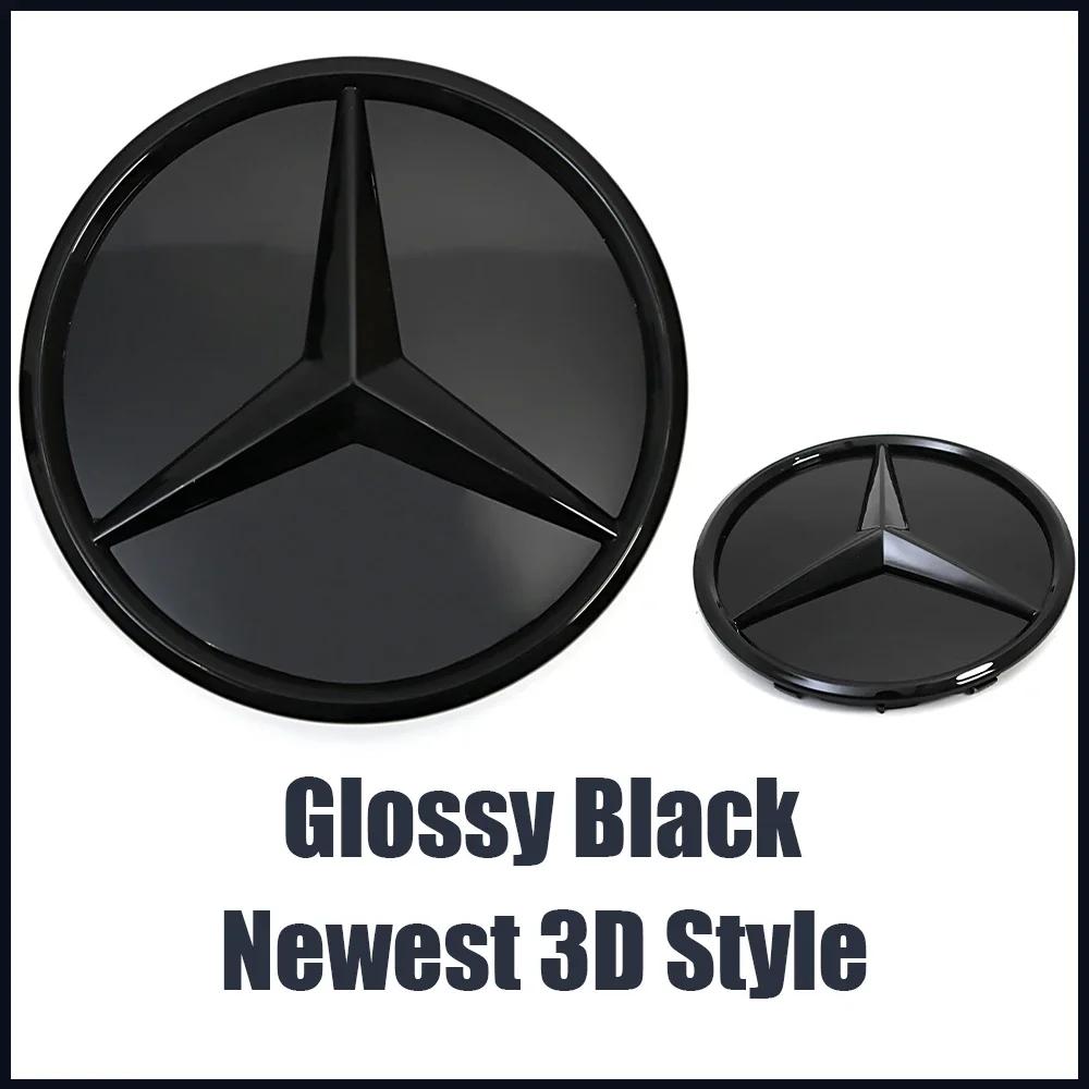 SUK3 3D Front Grill Star Emblem Logo Badge Fit For Mercedes Benz A-Class W176 2016-2018 A180 A200 A250