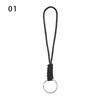 Self-Defense High Strength 8 Styles Parachute Cord Key Ring Paracord Keychain Lanyard Round Buckle
