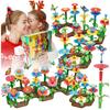 Large building blocks flowers garden bouquet children creative set xxl