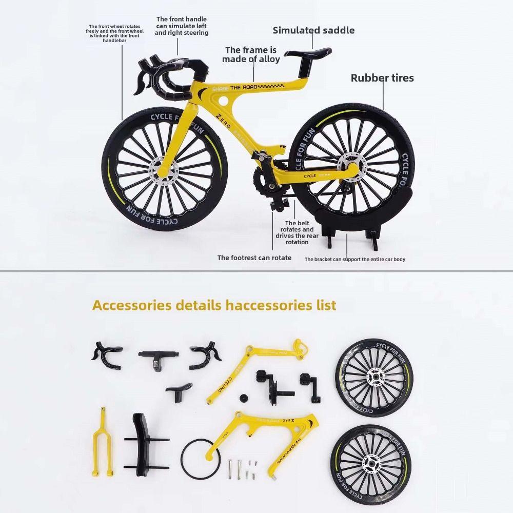 Racing Metal Mini Bicycle Model 1:8 Scale Road BMX Bike Model Mountain Bike Toy Kids Toy