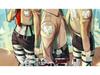 Attack On Titan Survey Corps Comic Version Small Leather Skirt Cosplay Costume