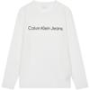 Solid Color Crew Neck Long Sleeve T-Shirt Men Tops White J327430YAF