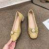 2024 New Hot Selling Women's Shoes Flat Elegant Women's Wedding Party Dress Temperament Outerwear Flat Shoes One-Step Zapatos
