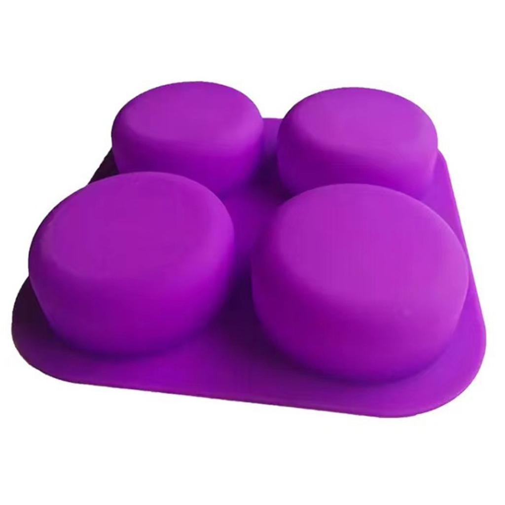 4 полости силиконовая форма для изготовления кексов круглые ежики цементные камни безопасная силиконовая форма мандала точечная роспись