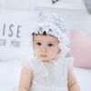 Princess Lace Ruffle Hat Flower Girl Sunhat Breathable Baby Lace Hat  Infant Girls